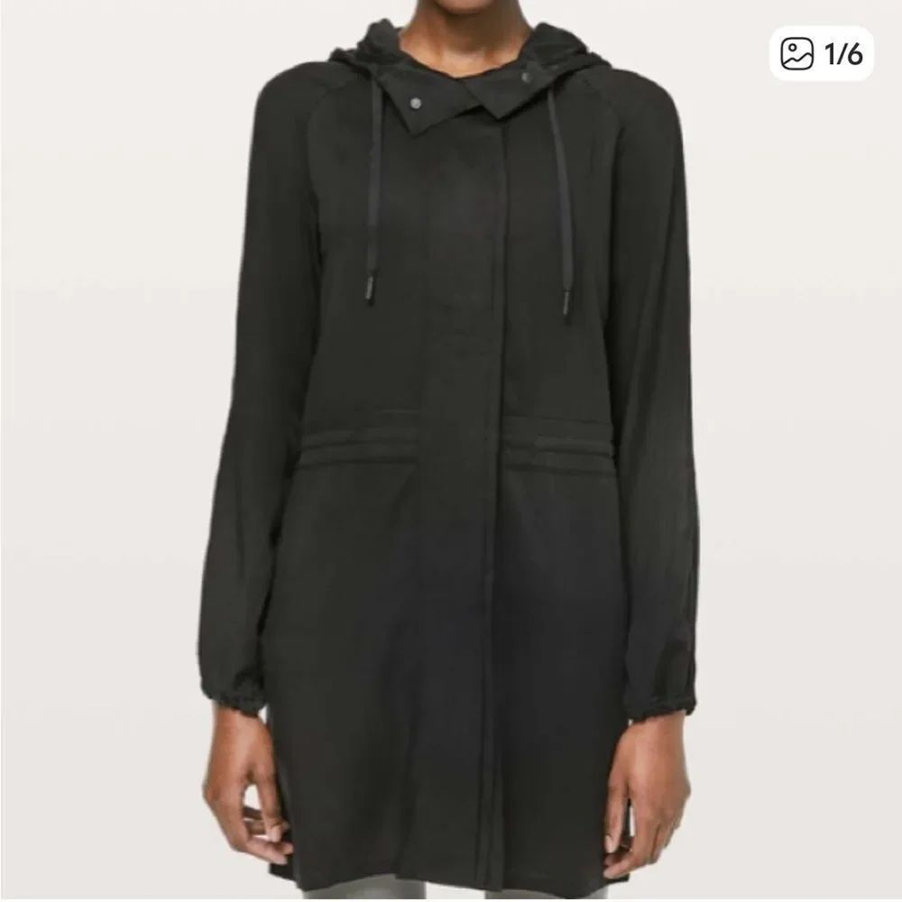 Lululemon City Stroll Jacket Black Womens 6
